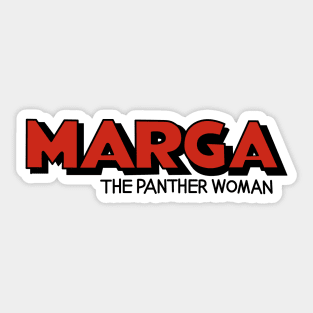 The Panther Woman Sticker